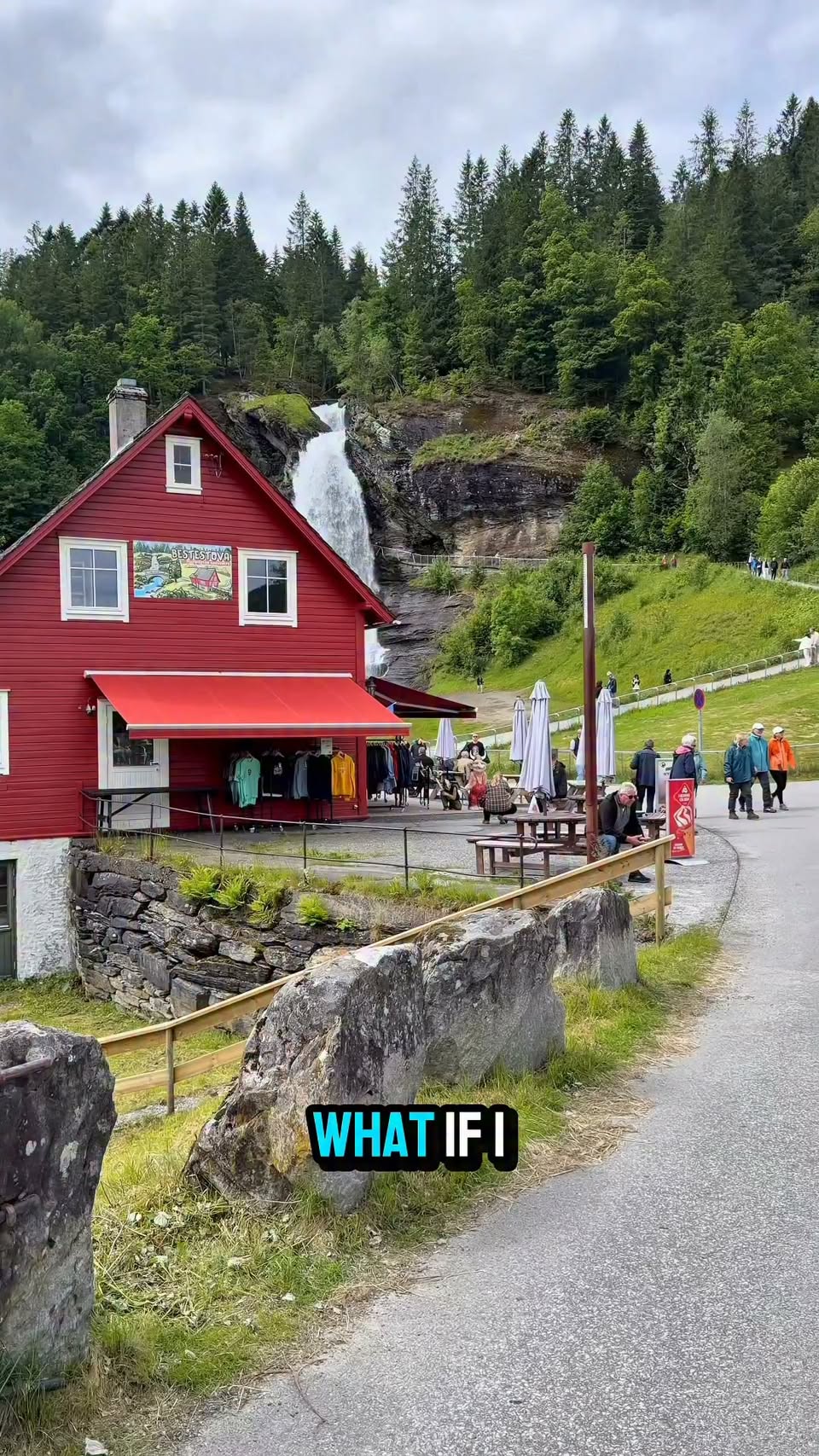 Walk Behind Waterfalls At Steinsdalsfossen