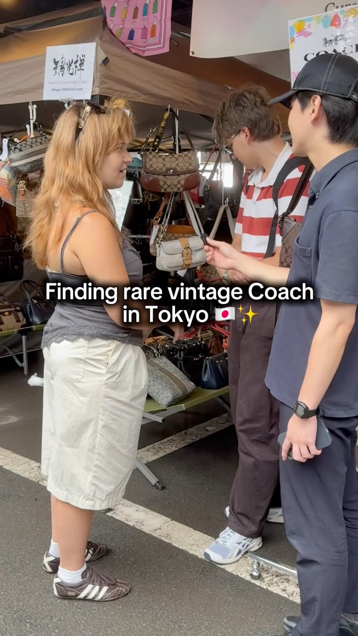 Tokyo Vintage Coach Bag Pop-Up Event
