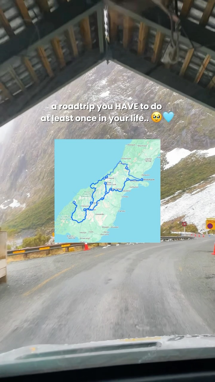 South Island New Zealand Road Trip Itinerary