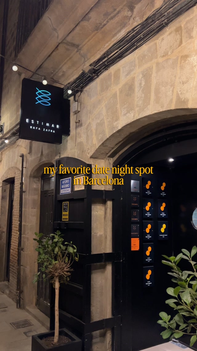 Estimar: Barcelona's Premier Seafood Date Night