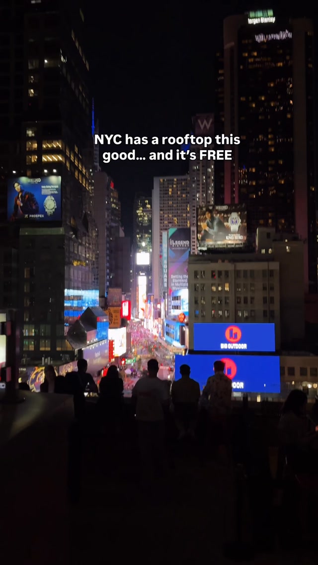 Free Times Square Rooftop Views And Bar