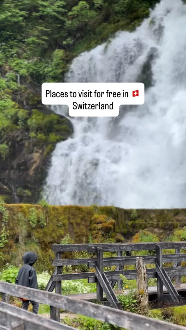 Beautiful Swiss Lakes And Waterfall For Free