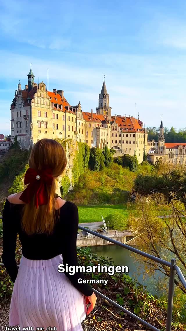 Sigmaringen Castle Town on the Danube River