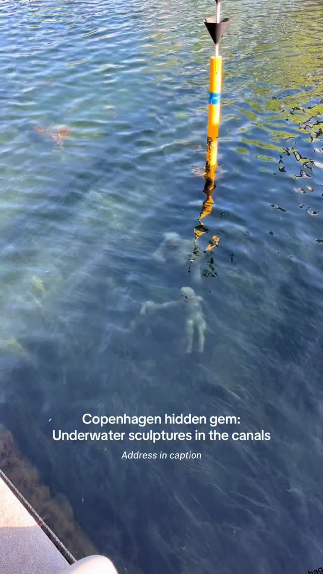 Copenhagen Canals Feature Merman Statue