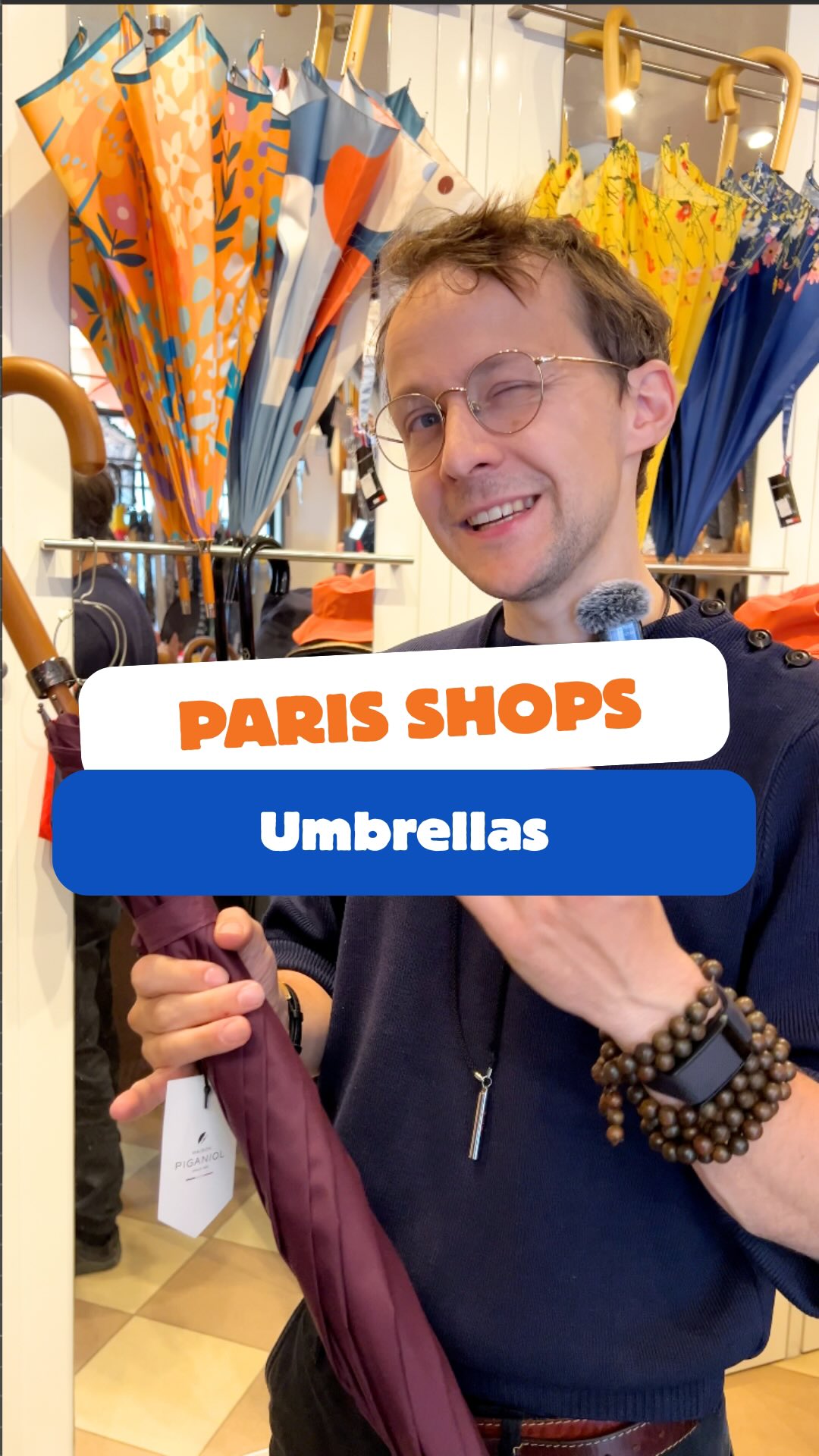 Parisian Umbrella Shop Near Luxembourg Garden
