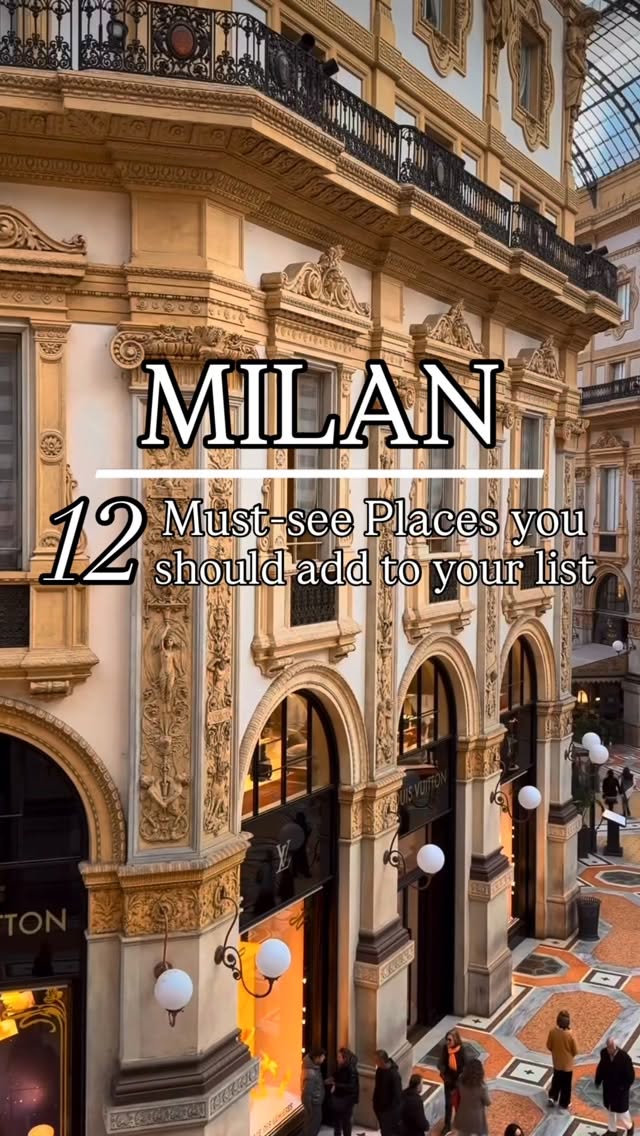 Milan's Iconic Landmarks and Cultural Sites
