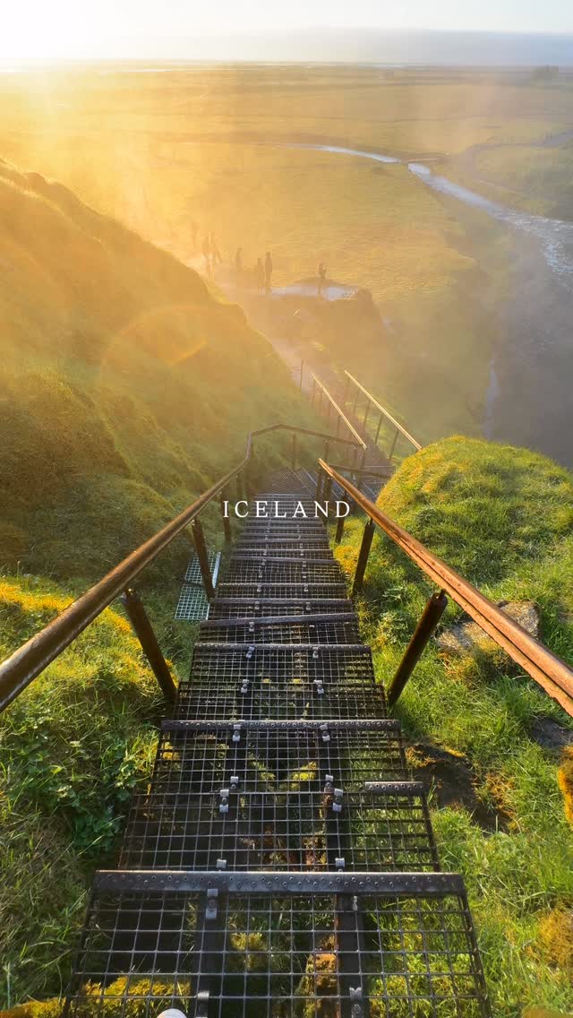 Walk Behind Waterfalls In Iceland