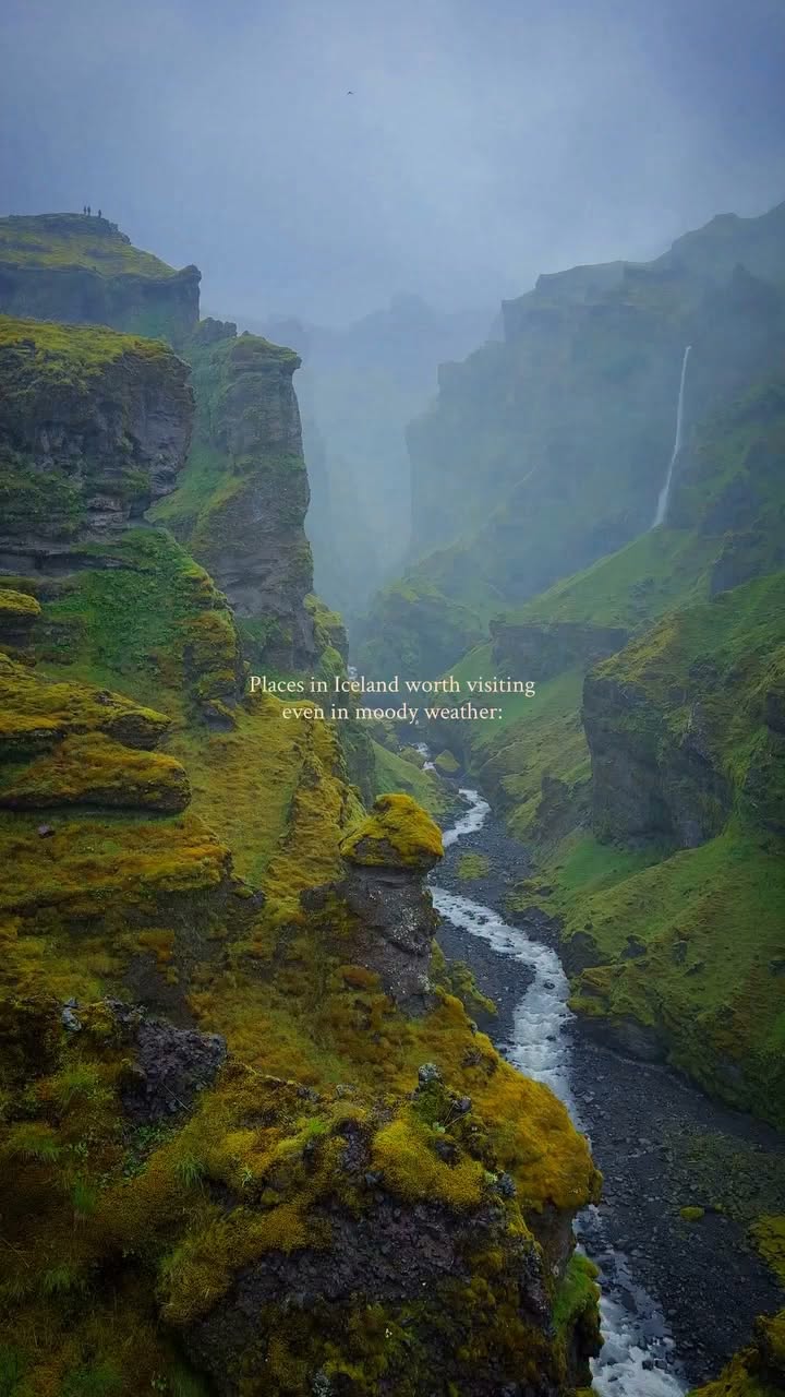Iceland's Dramatic Natural Wonders On A Cloudy Day