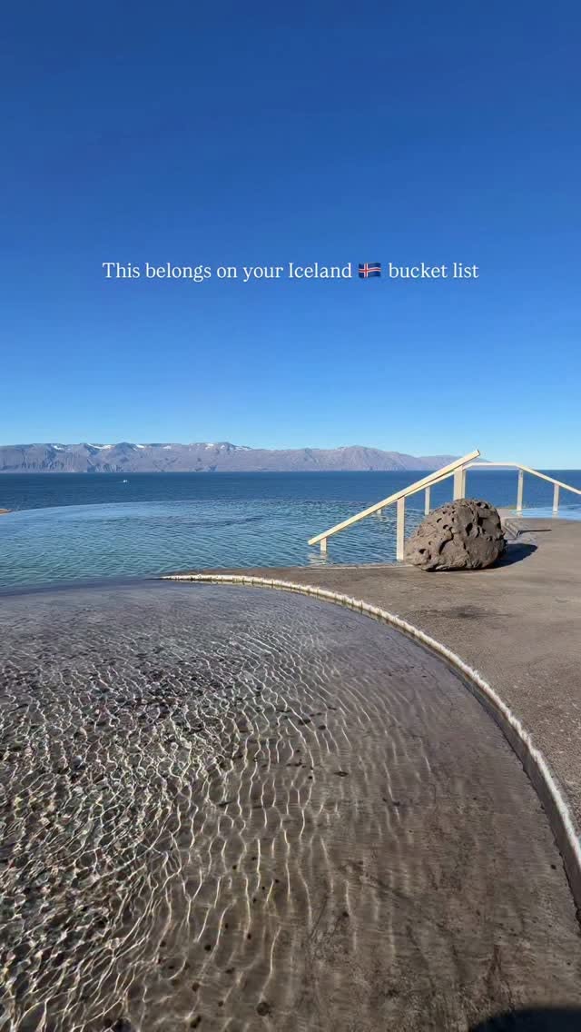 Geothermal Sea Baths Overlooking the Arctic