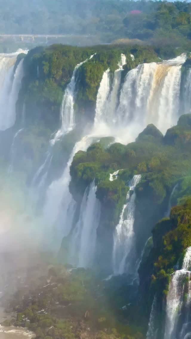 Iguazu Falls' Flow Surpasses Average Due to Rainfall