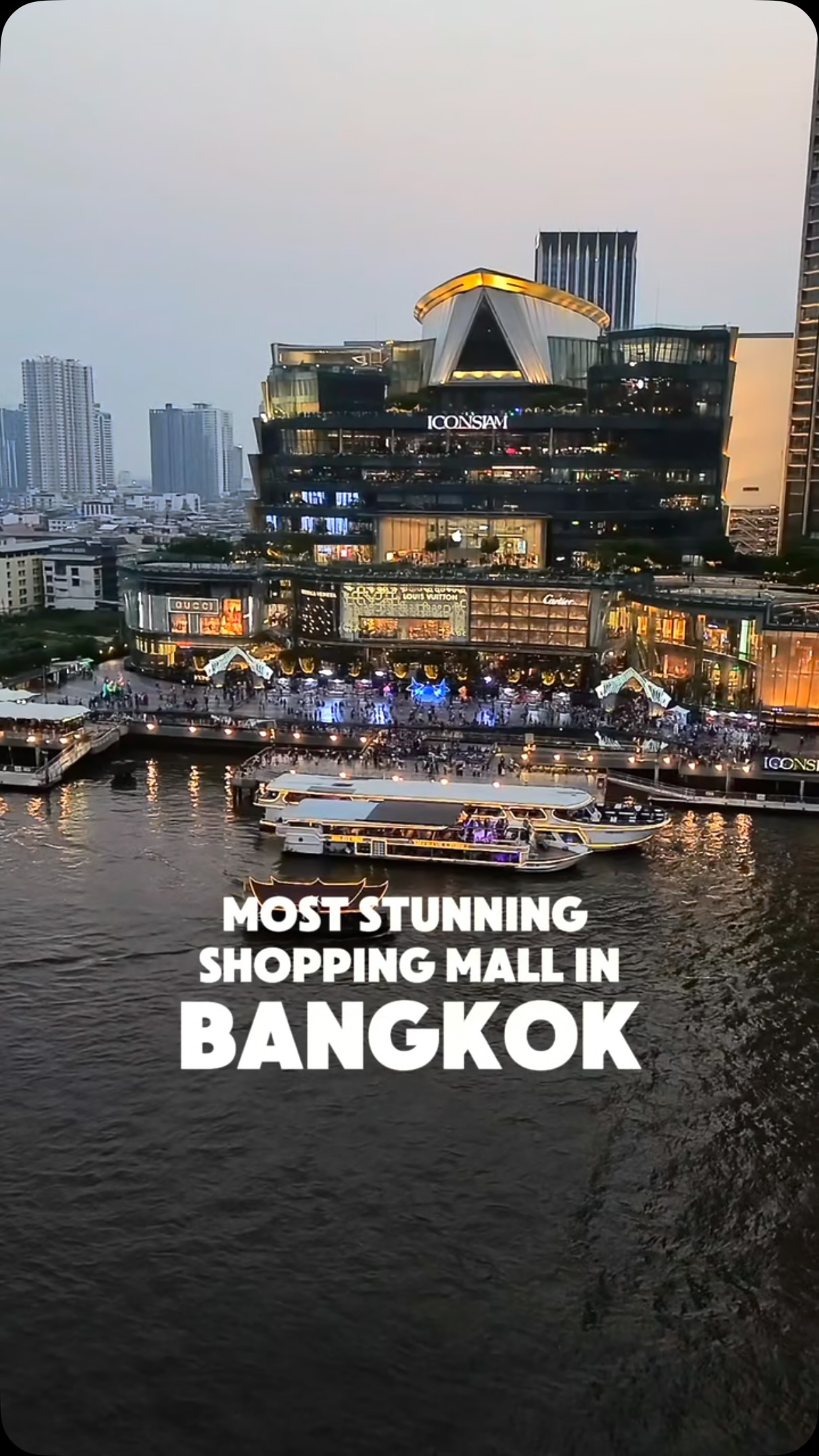 Bangkok's ICONSIAM Features Luxury Shopping and SookSiam