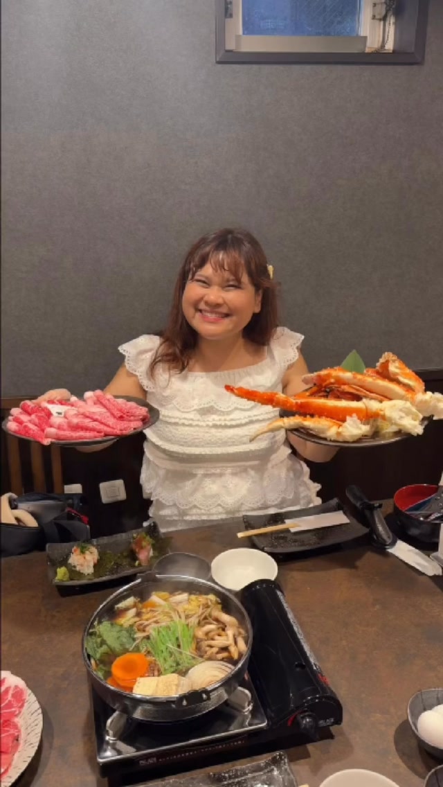 All-You-Can-Eat Wagyu and Crab in Asakusa