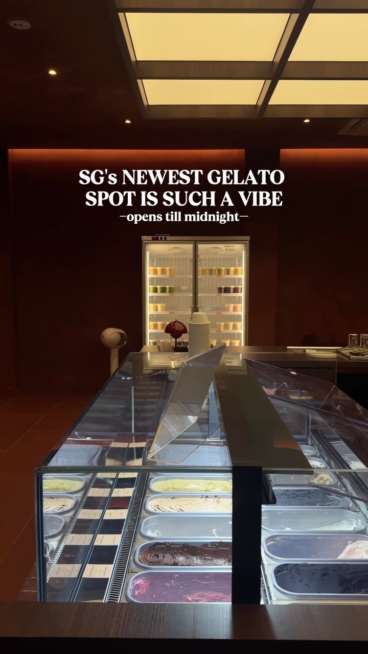 New Late-Night Gelato Spot Offers Moody Vibes