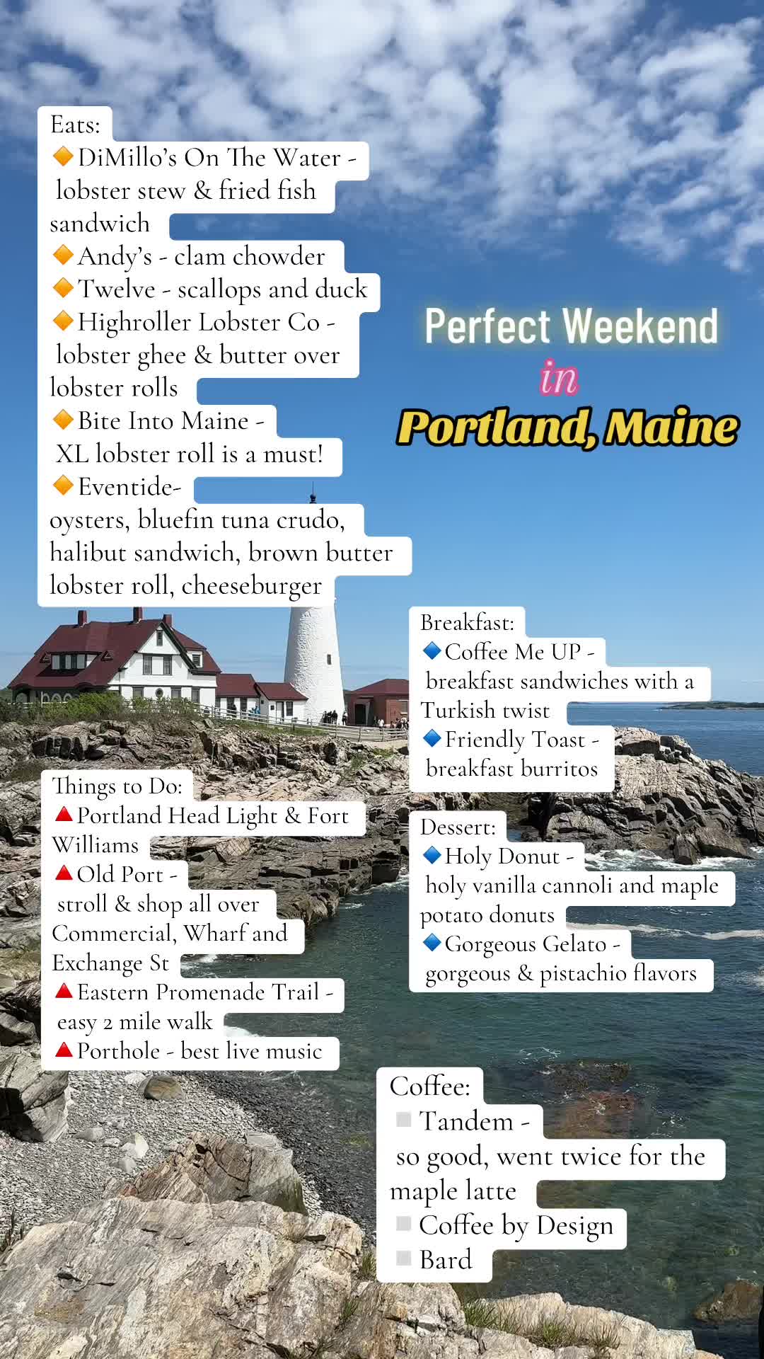 Portland's Waterfront Dining and Coffee Spots