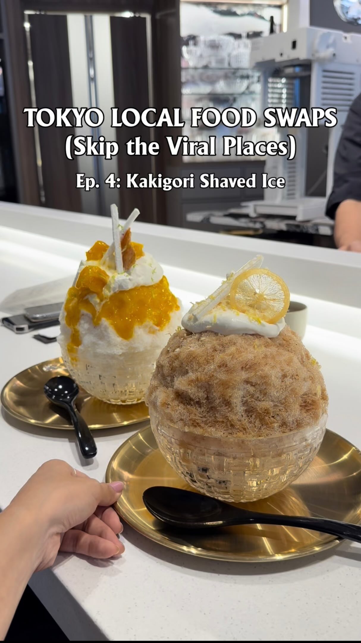 Artisanal Shaved Ice Destinations In Tokyo