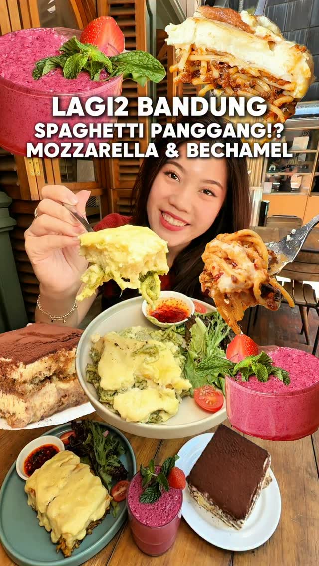 Bandung Canteen Serves Delicious Baked Spaghetti