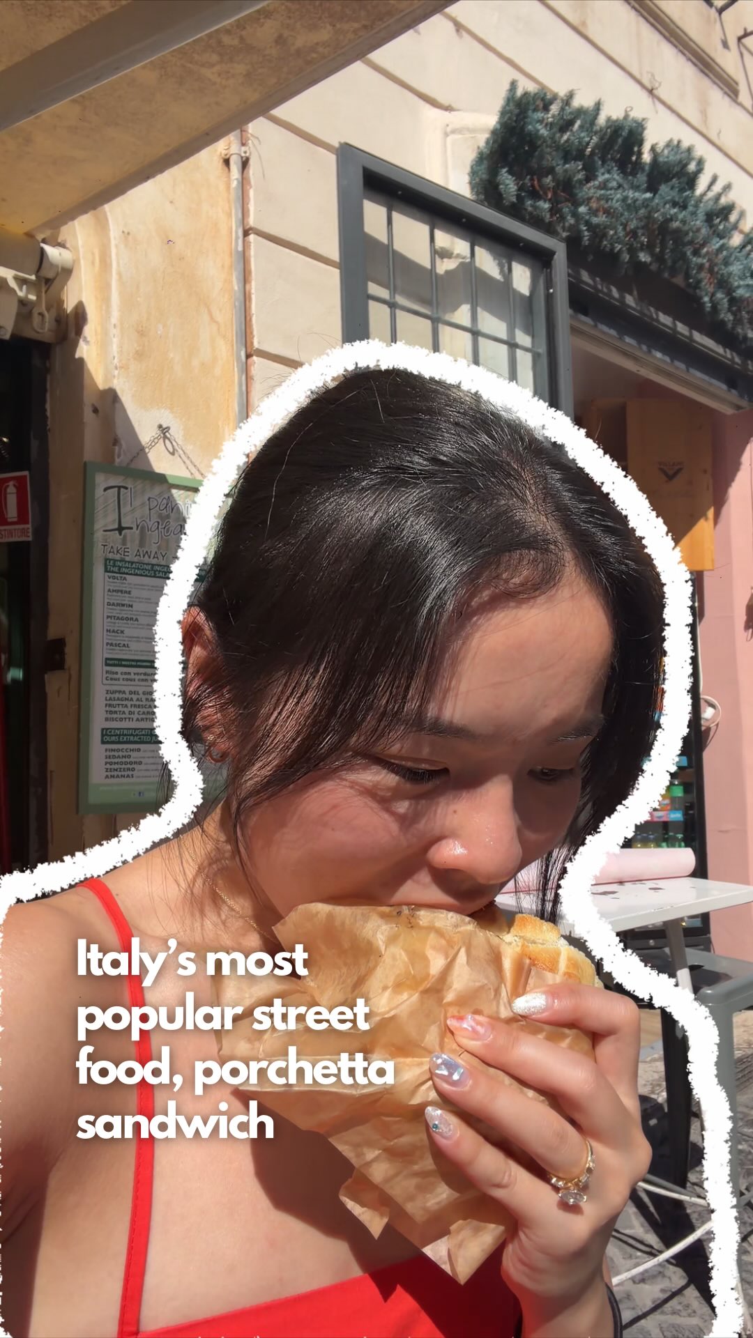 Porchetta Sandwiches Near The Pantheon