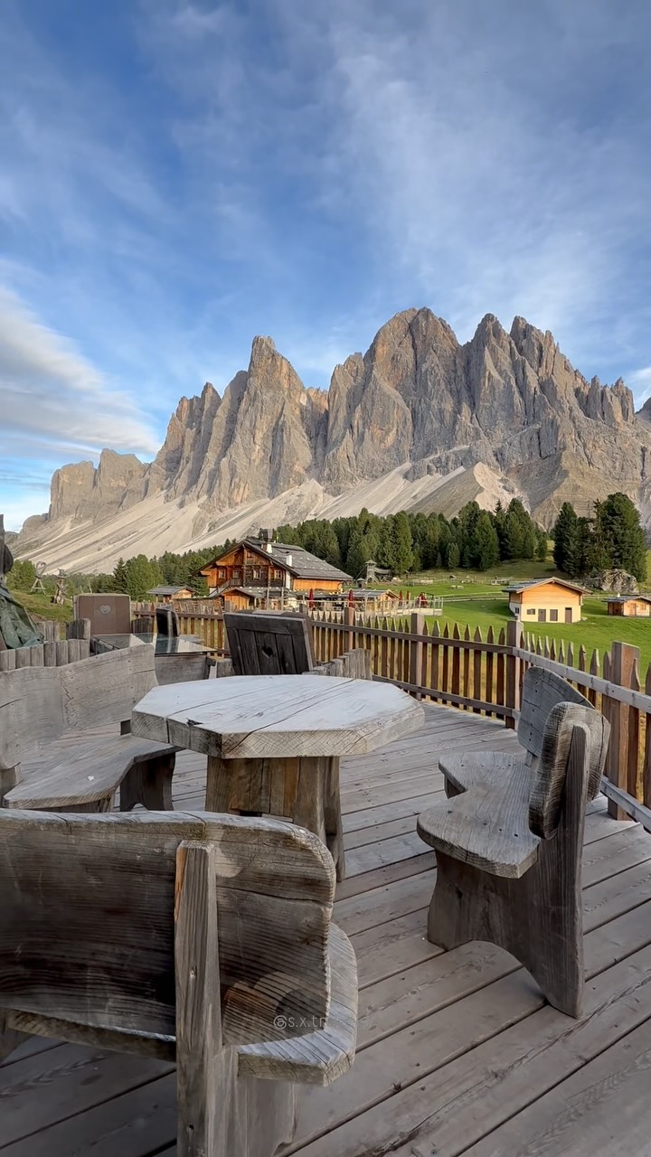 Dolomites Forest Throne And Mountain Views
