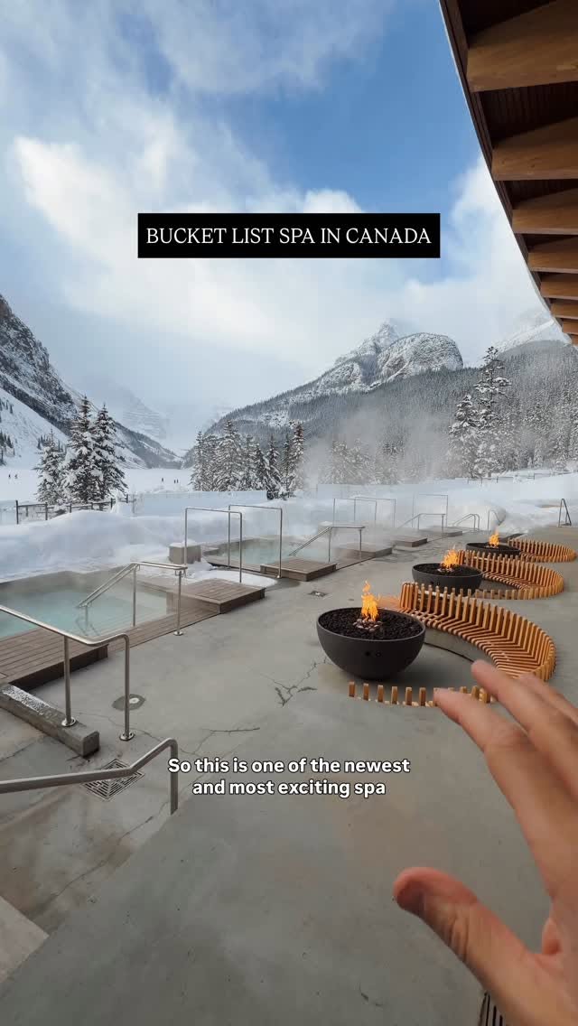 Canadian Spa Oasis With Glacial Waters