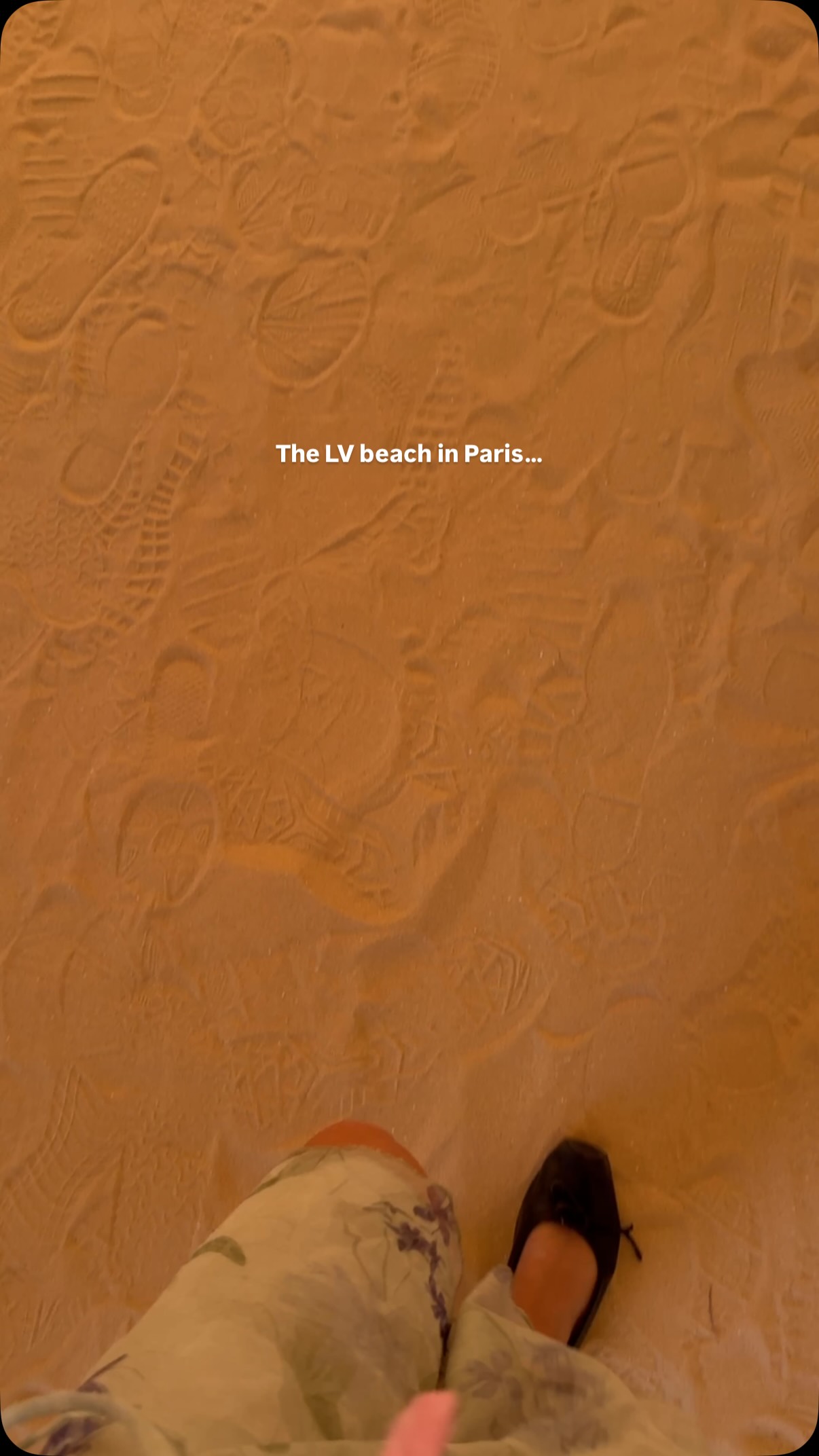 Louis Vuitton Beach Installation in Paris