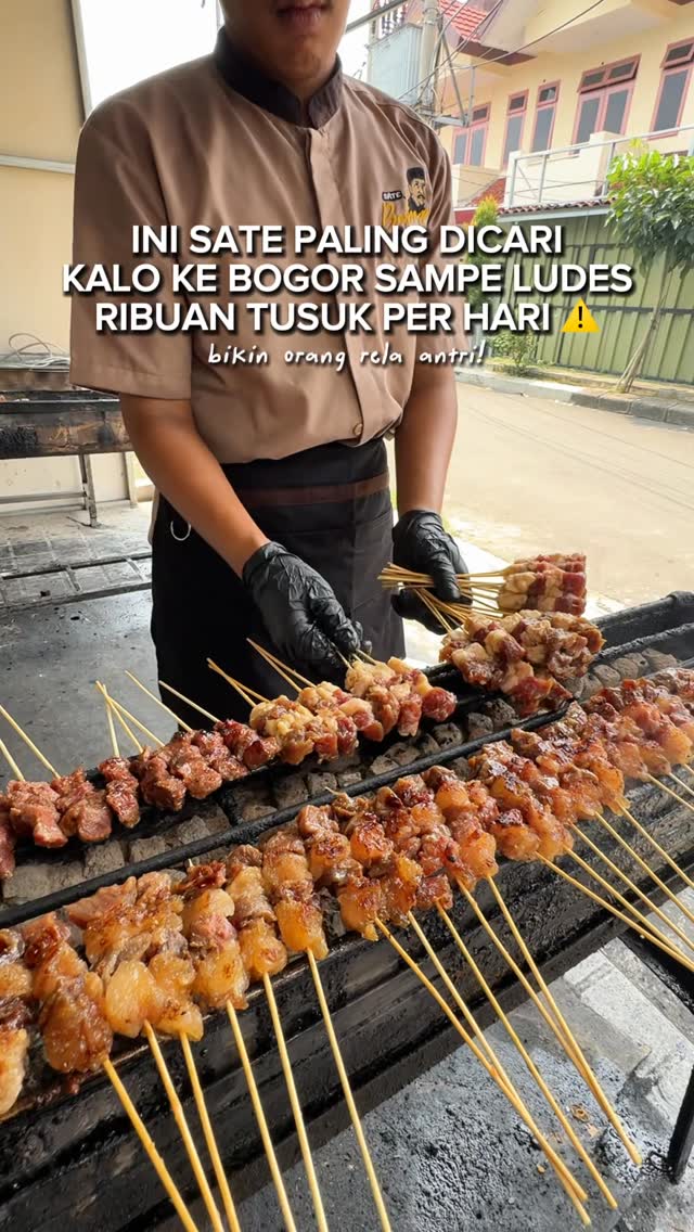 Bogor Sate Maranggi Spot Offers Grilled Delicacies