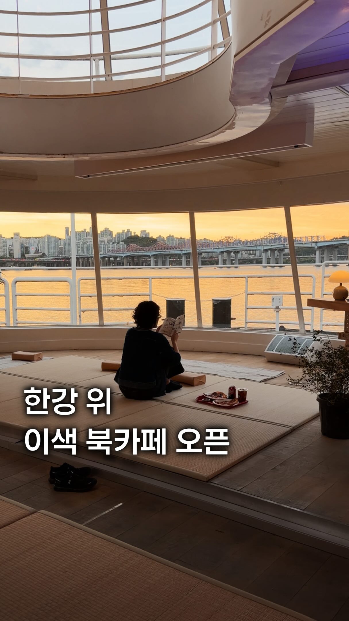 Jamwon Hangang Park's Graphic Book Cafe