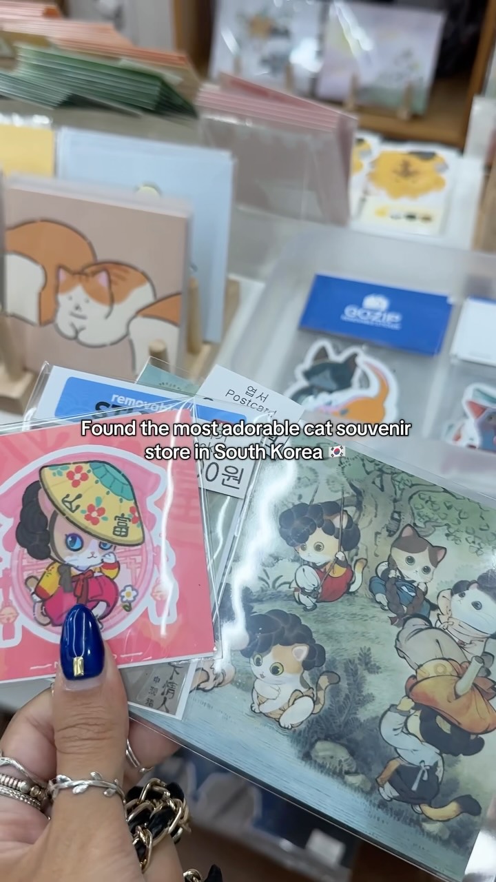 Cat Souvenir Shops in Busan's Gamcheon Culture Village