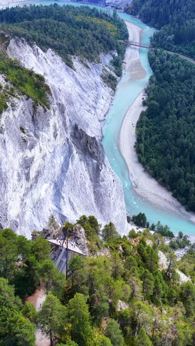Il Spir Viewpoint Above Switzerland's Rhine Gorge
