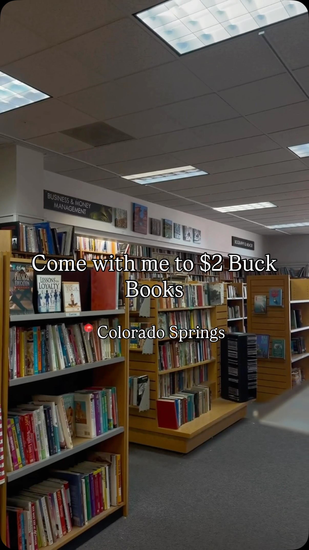Two Colorado Springs Stores: A Bookstore and Starbucks