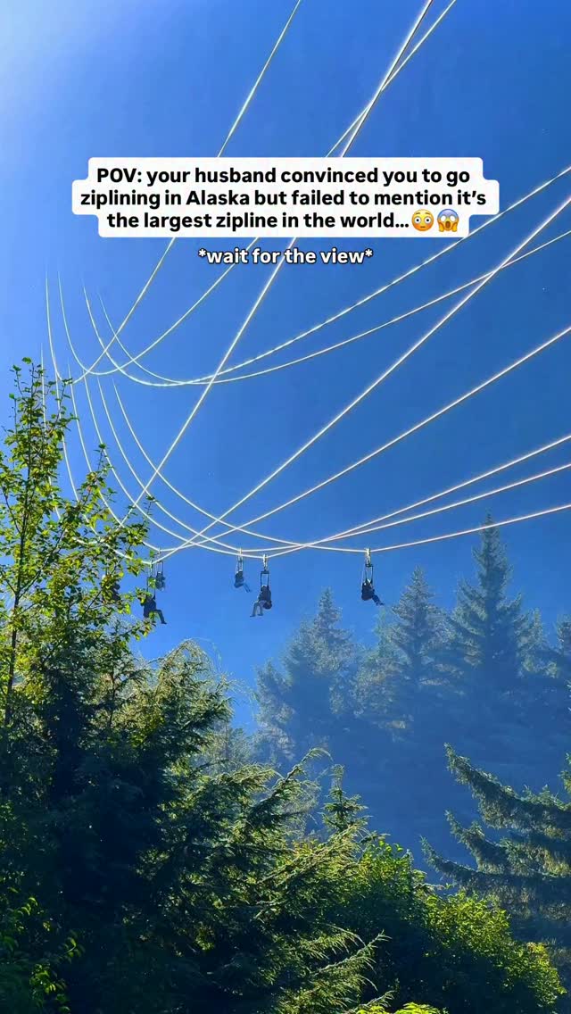 World's Largest Zipline Offers Alaska Views