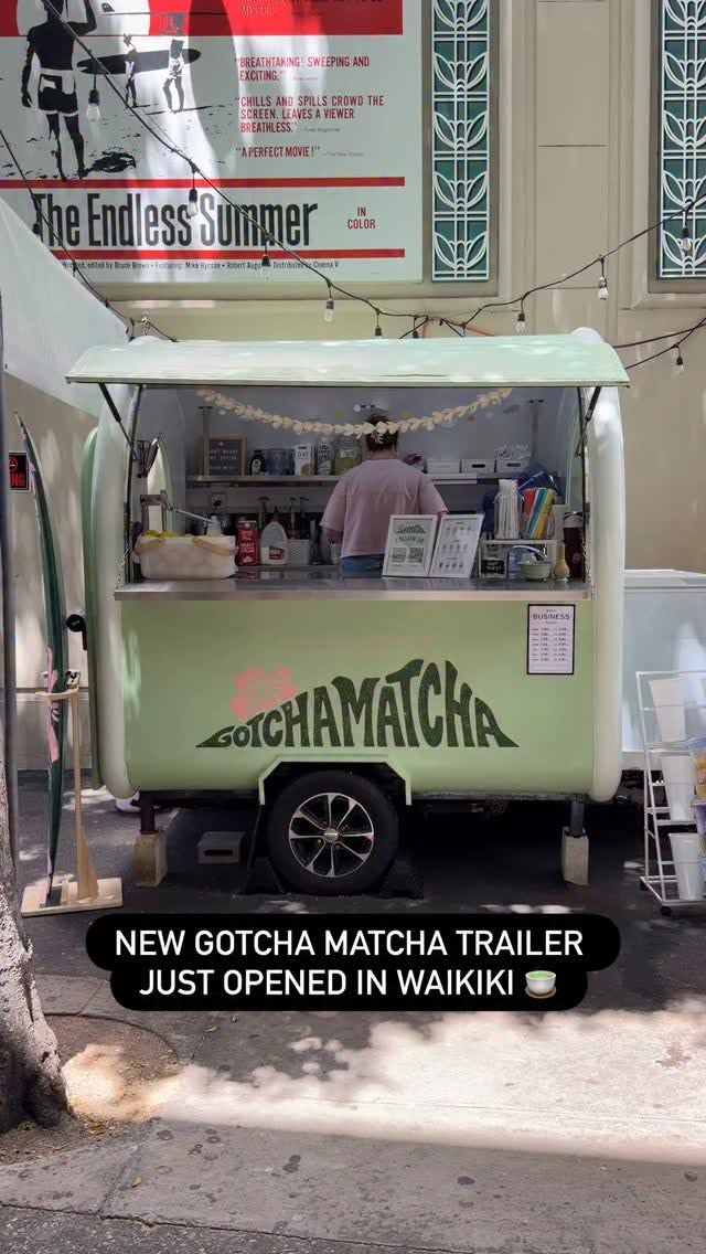 Gotcha Matcha Stand Opens In Waikiki