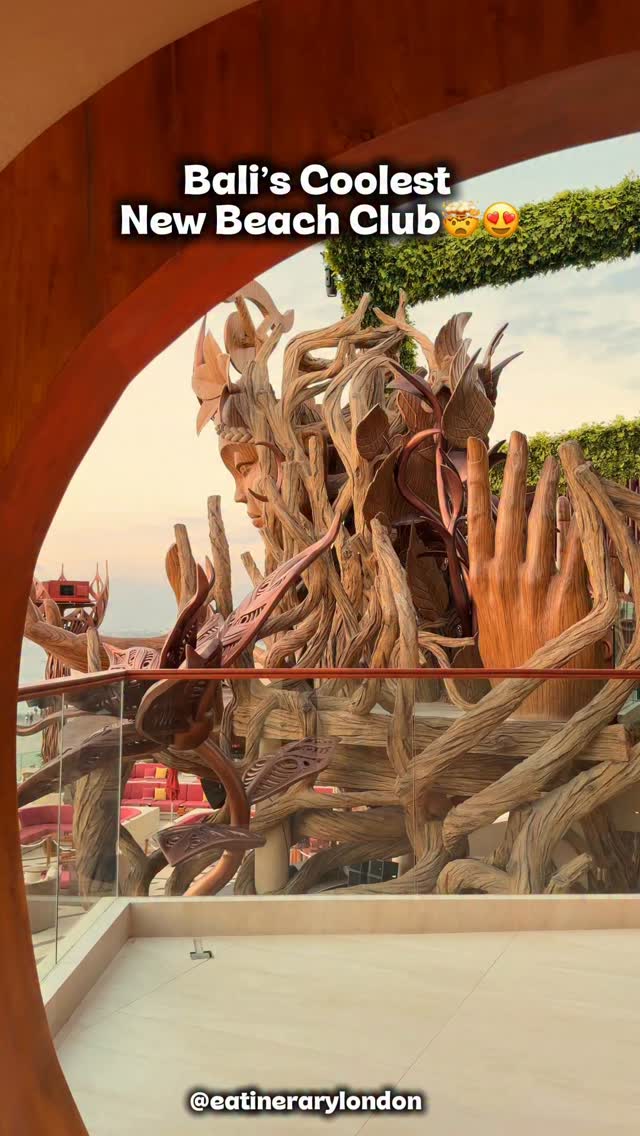 Zumana Bali: New Kuta Beach Club with Sculpture