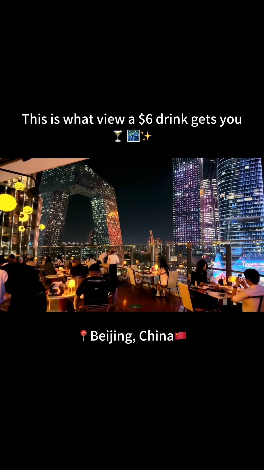 Beijing Rooftop Restaurant With City Views