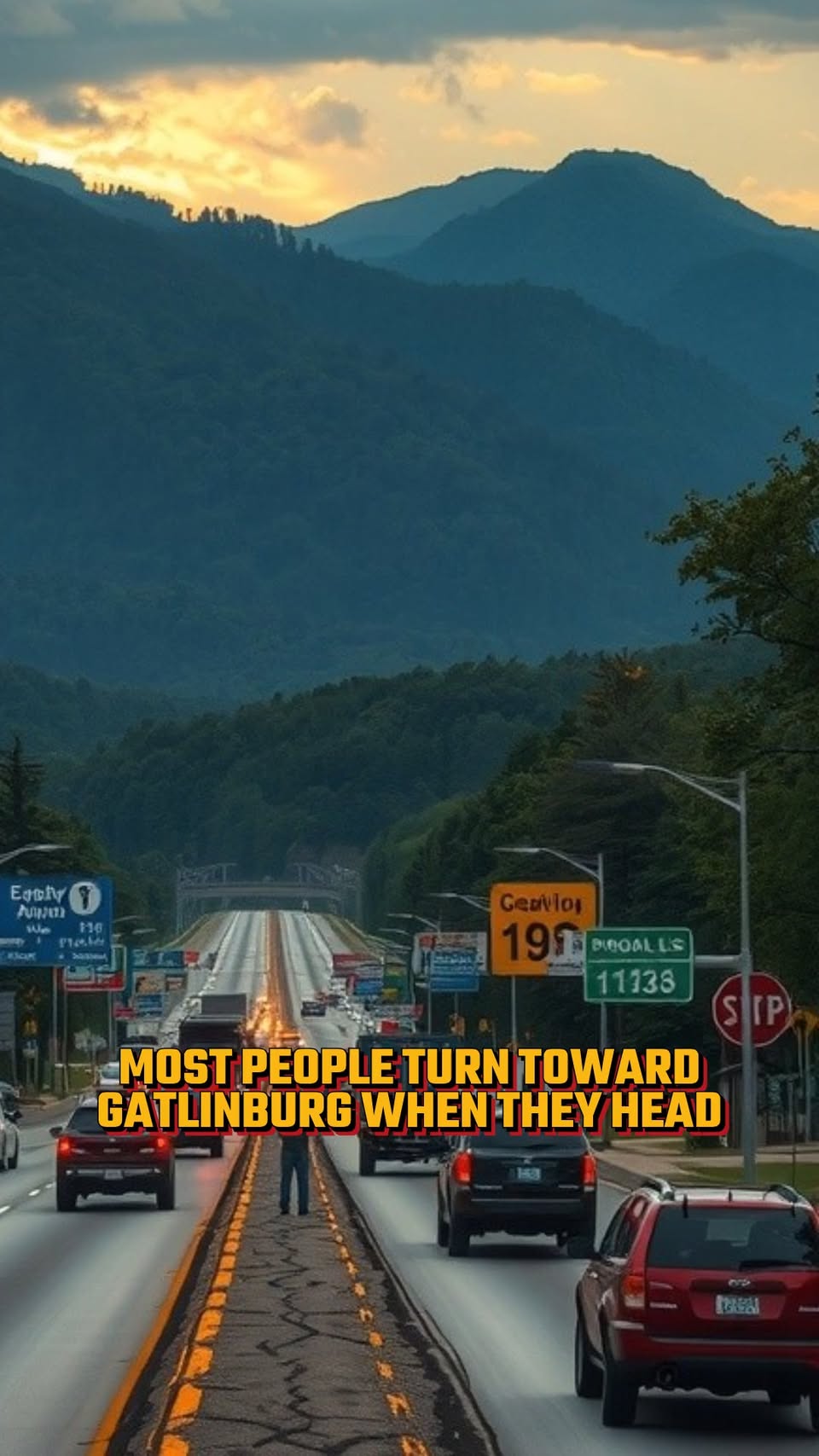 Peaceful Smokies Entrance via Townsend