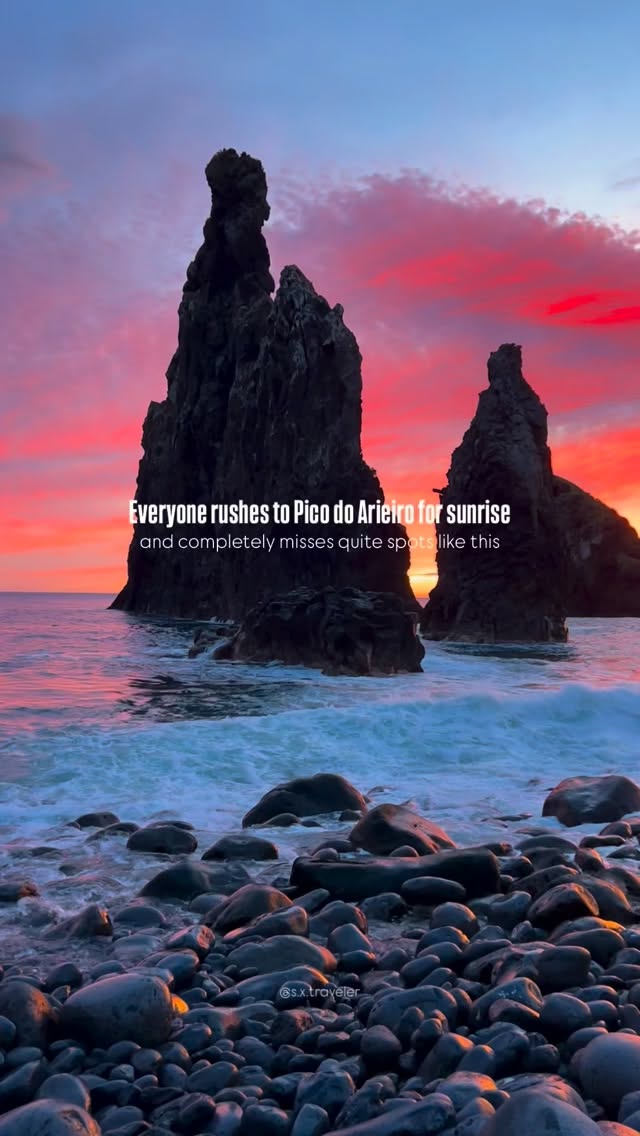 Madeira's Rugged Coastline Sunrise Views