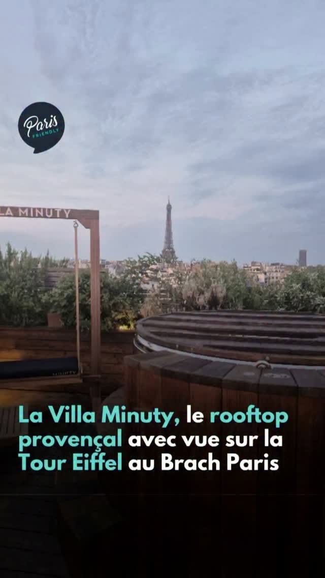 Paris Rooftop Offers Eiffel Tower Views and Provençal Vibes