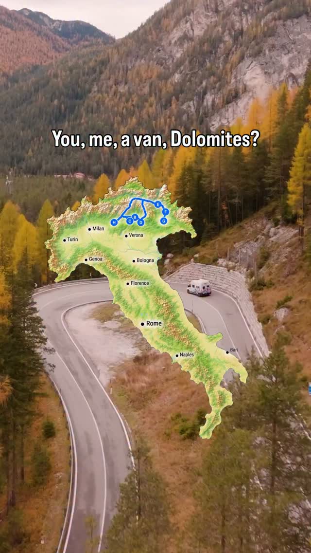 Dolomites Autumn Road Trip Itinerary