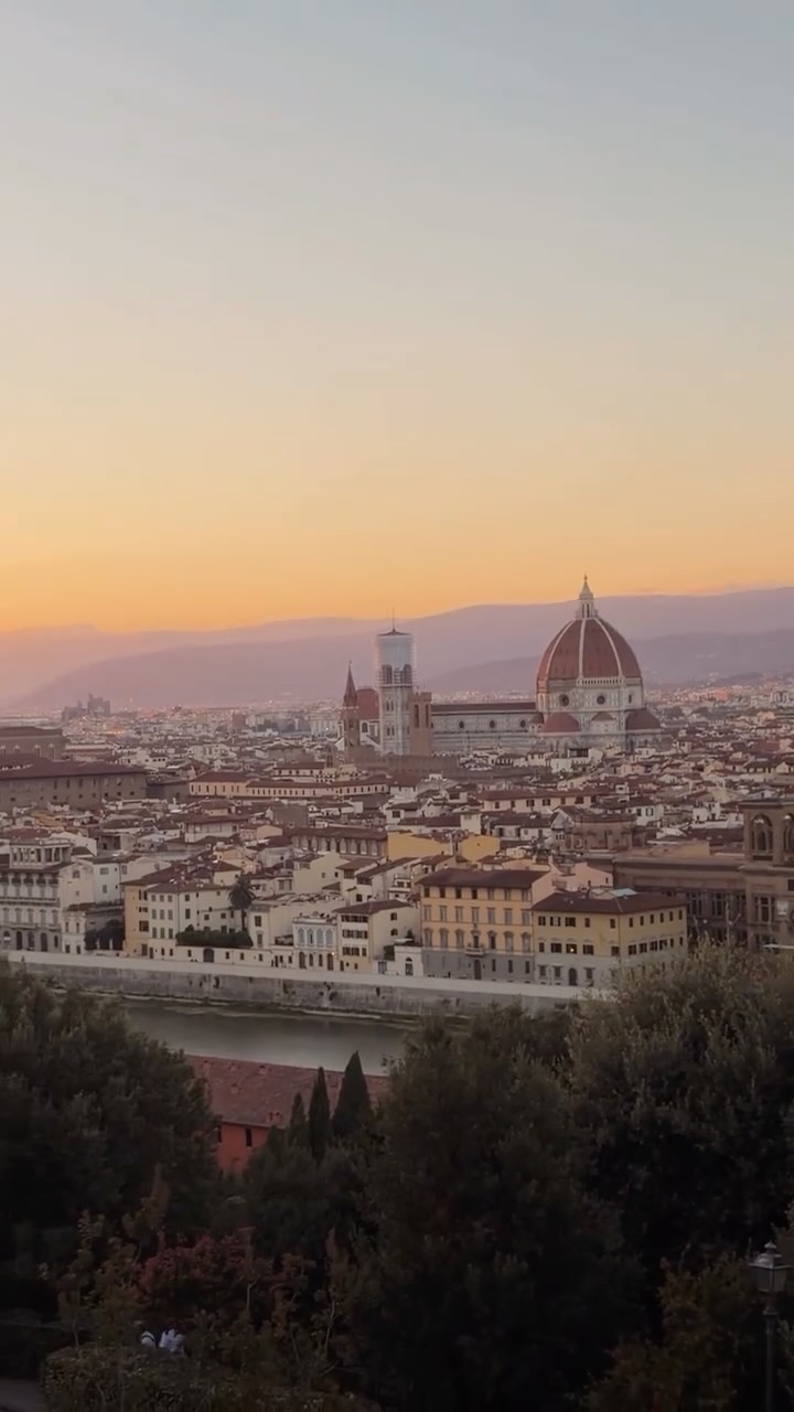 Florence Landmarks at Sunset
