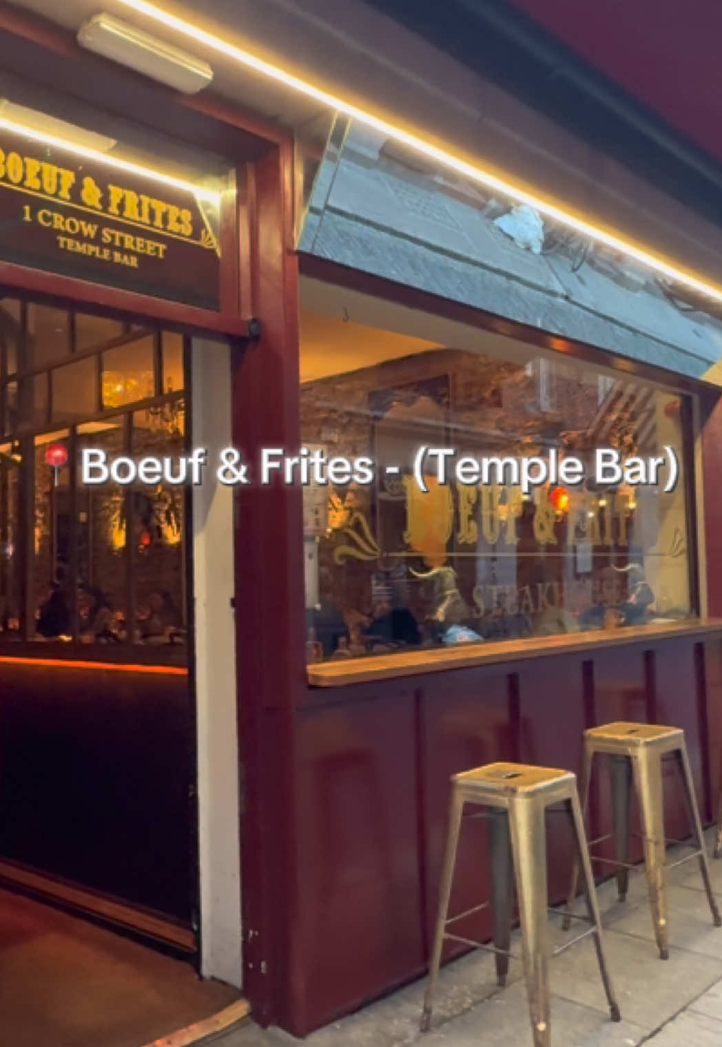Dublin Steakhouse Review: Boeuf and Frites