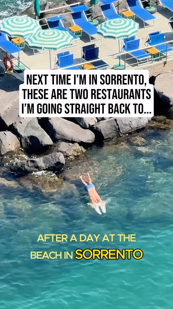 Sorrento Restaurants For Dinner After Beach