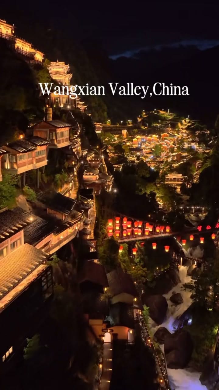 Wangxian Valley: China's Enchanting After-Dark Mountain Town