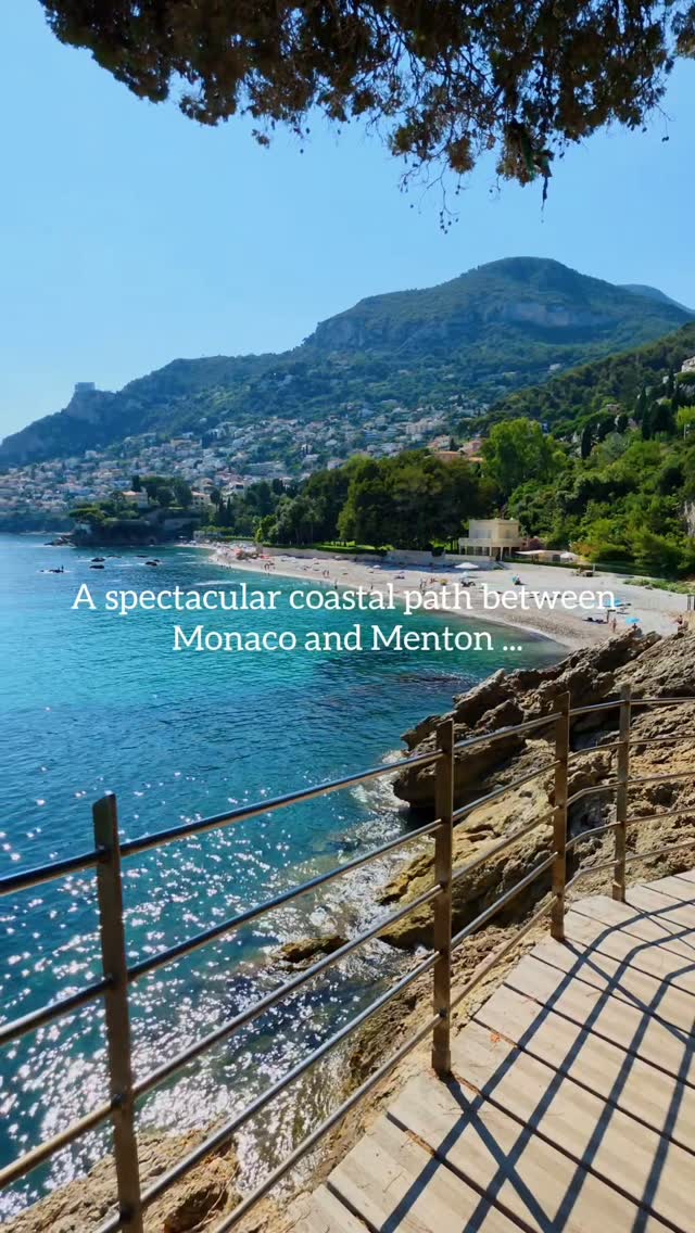 Coastal Path Views of Monaco and Mediterranean Coves