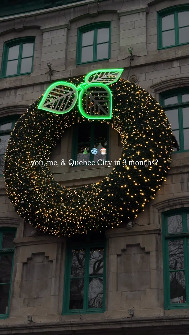 Quebec City's Christmas Charm: A Winter Wonderland