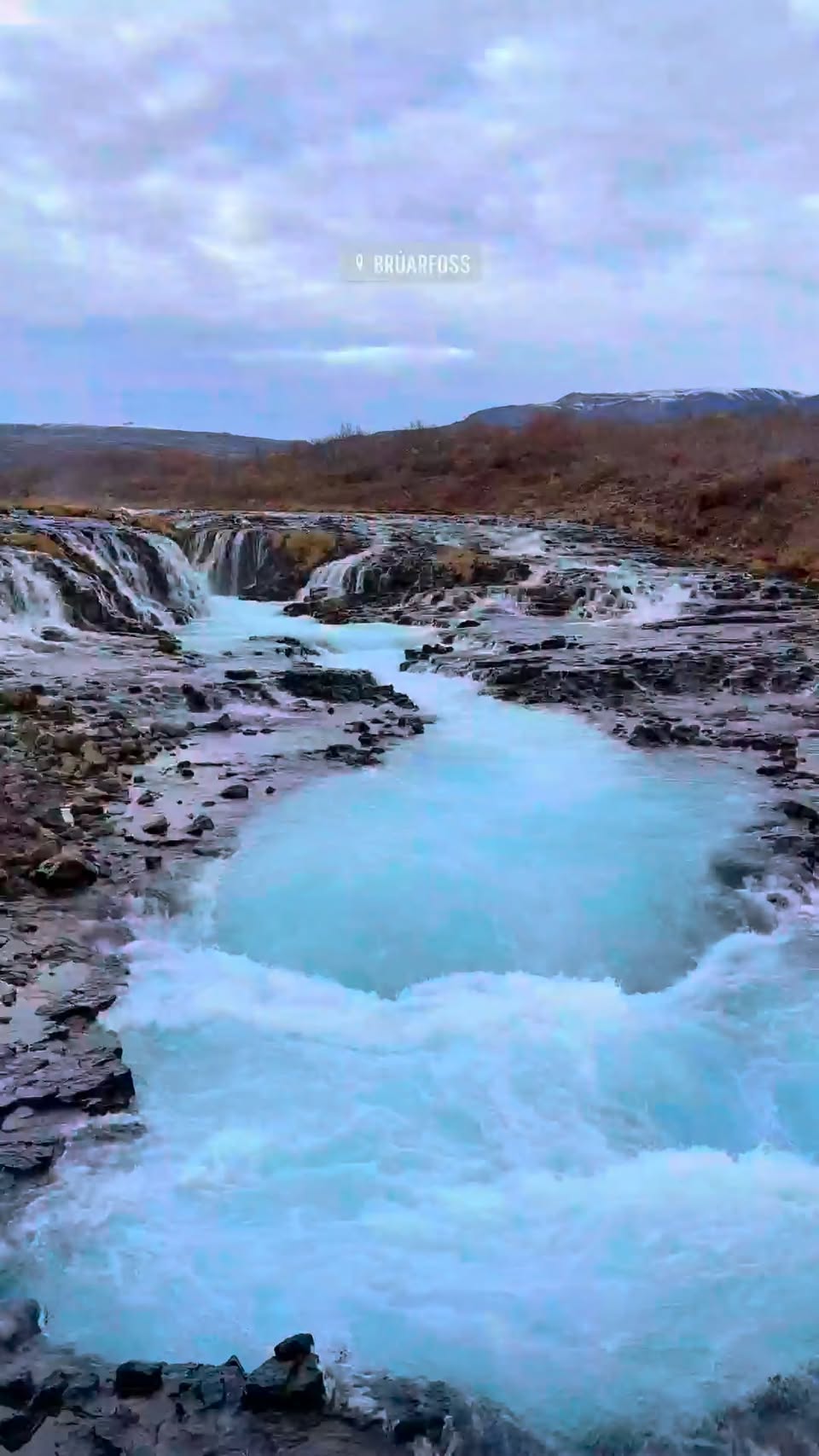 Waterfalls Along the Bruarfoss Hike