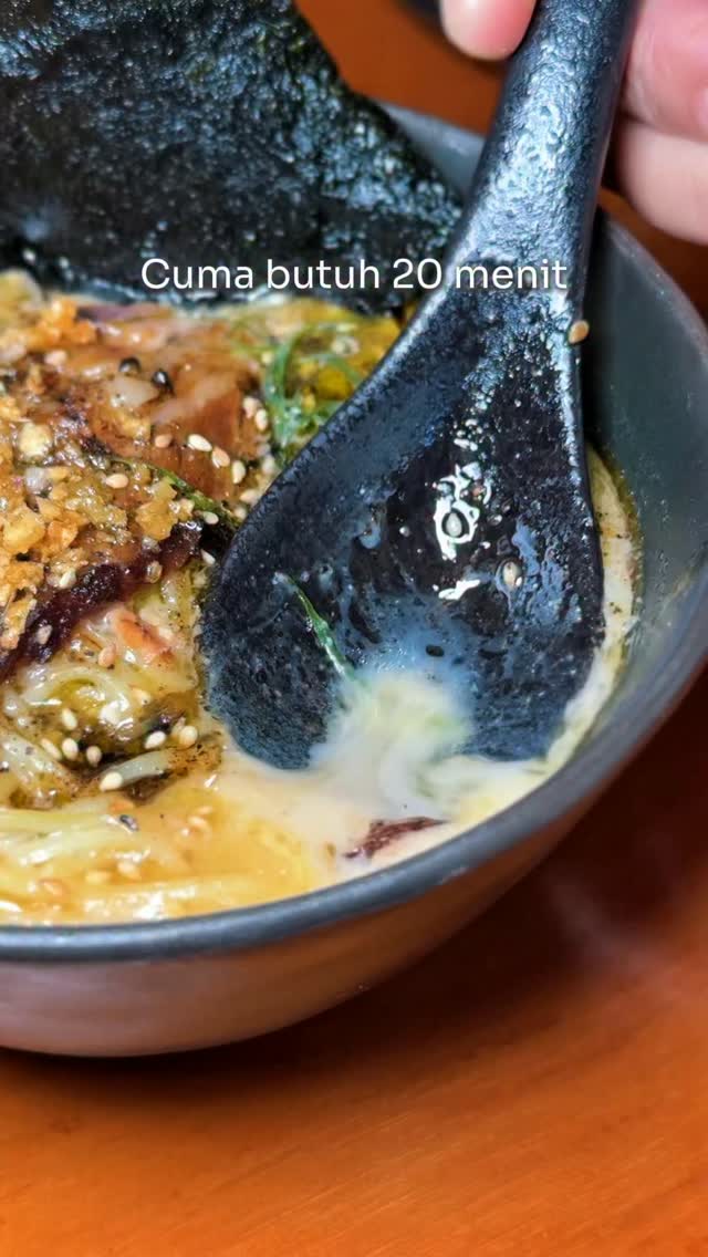 Rich Bone Marrow Ramen at Nichi Izakaya