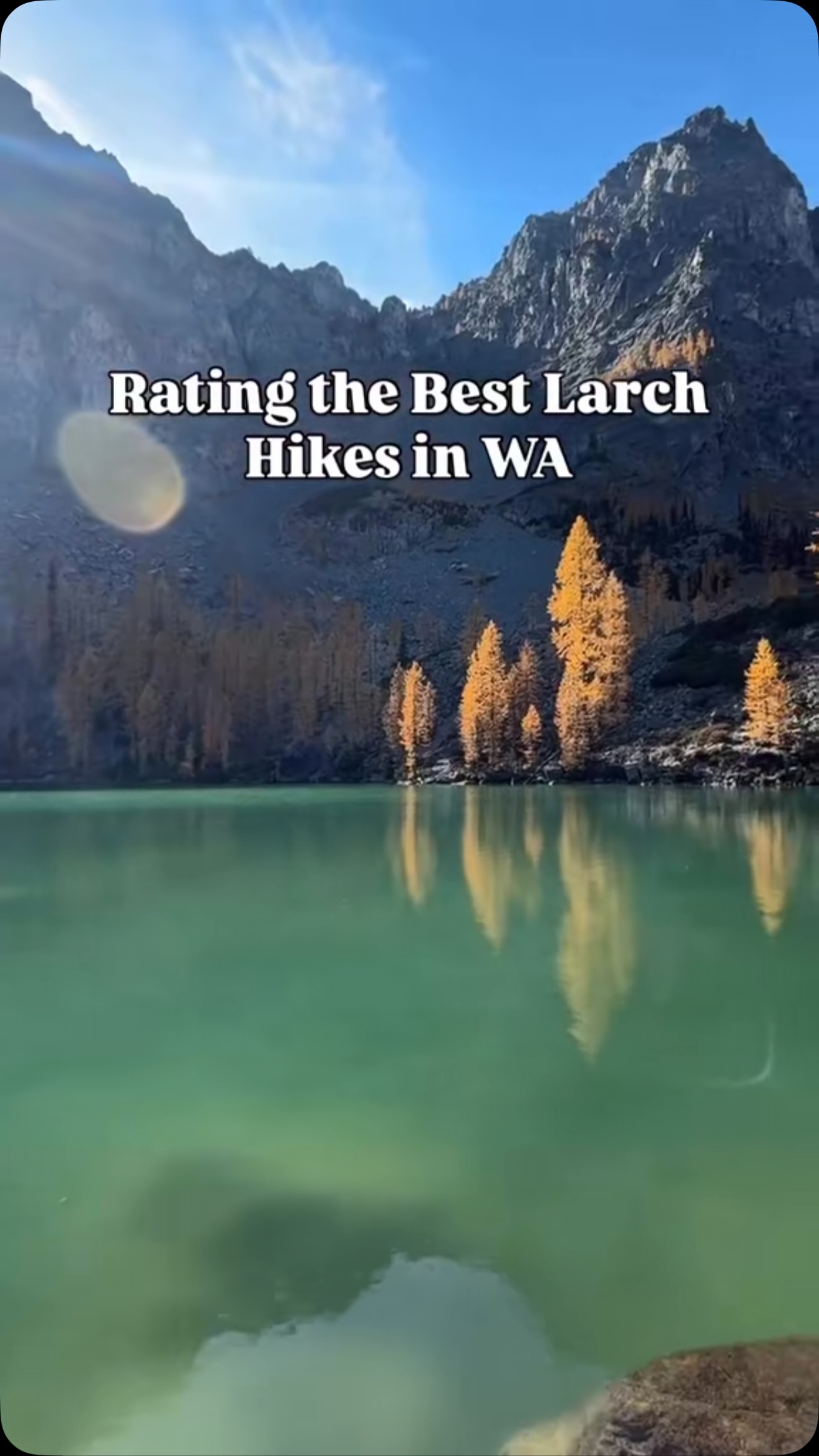 Best Washington Larch Hikes For Autumn Adventures