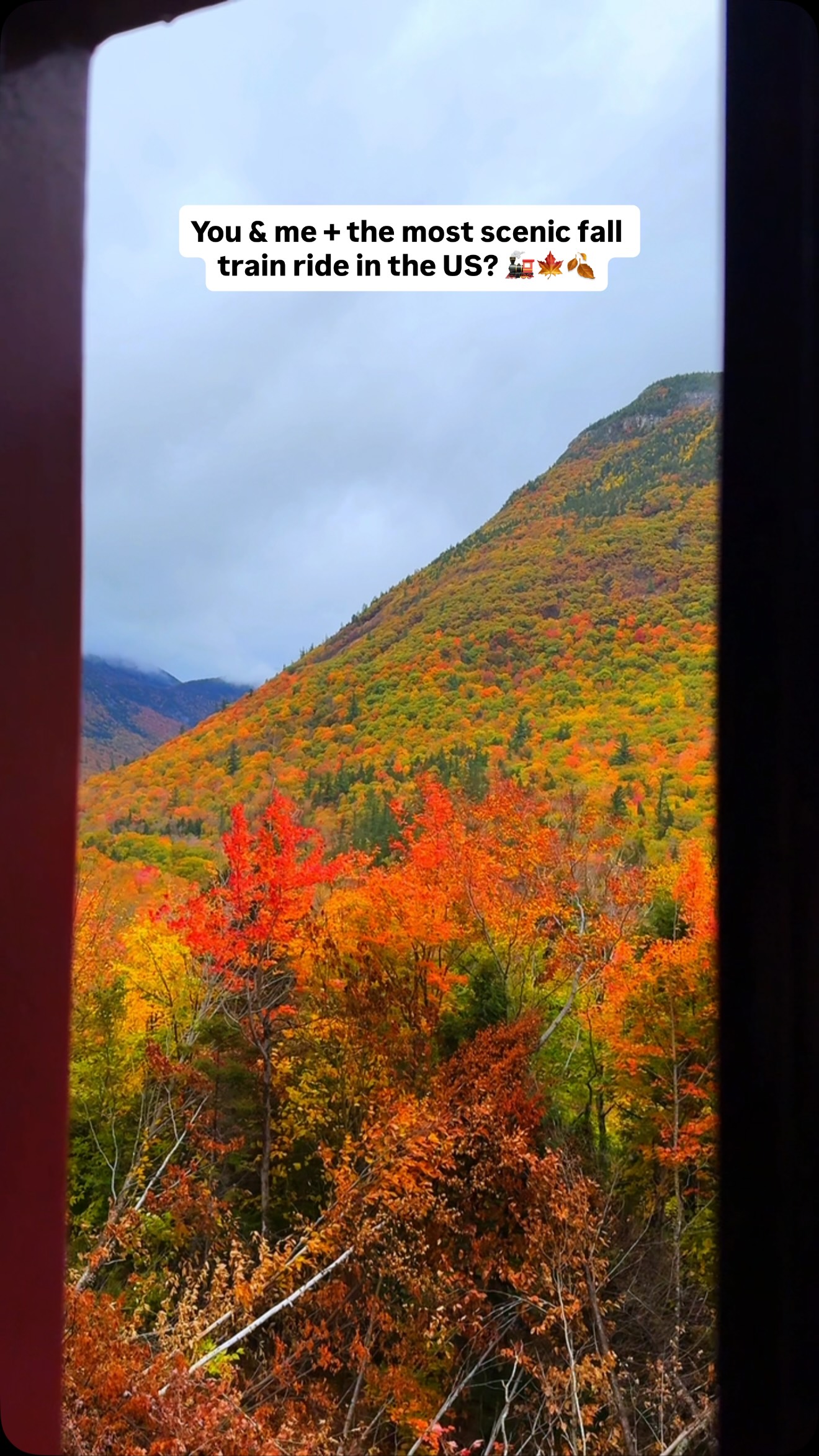 New Hampshire Fall Foliage Train Rides