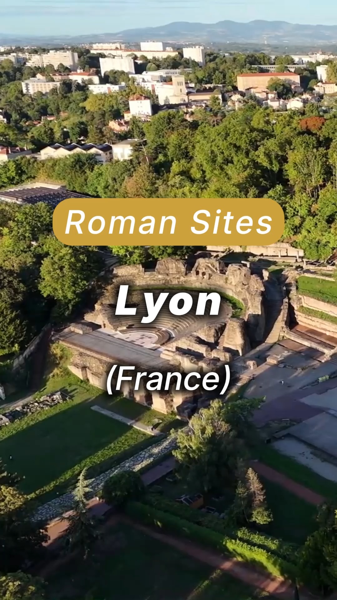 Ancient Roman Theatres in Lyon, France