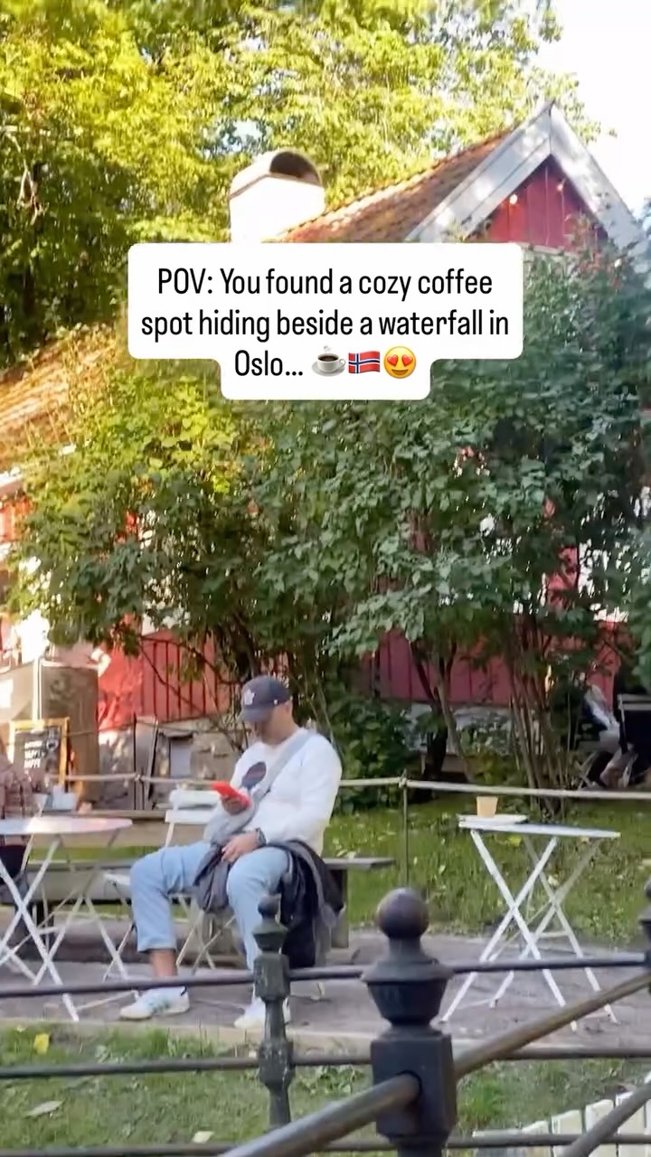 Oslo Waterfront Cafes and Waterfalls