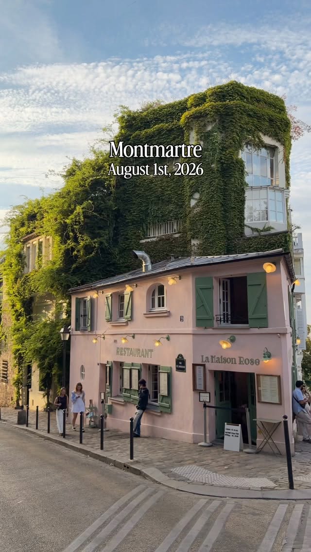 Montmartre's Charming Village Atmosphere on a Summer Evening